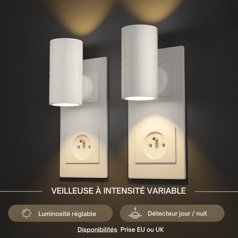 Veilleuse Intelligente | Capteur Jour/Nuit