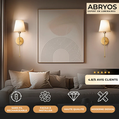 Appliques Murales sans fil | 1 Achetée = 1 Offerte