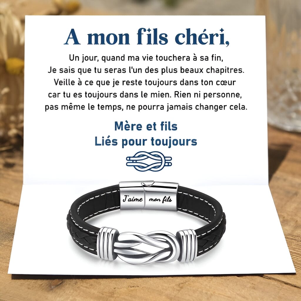 Bracelet Infini - À mon Fils chéri