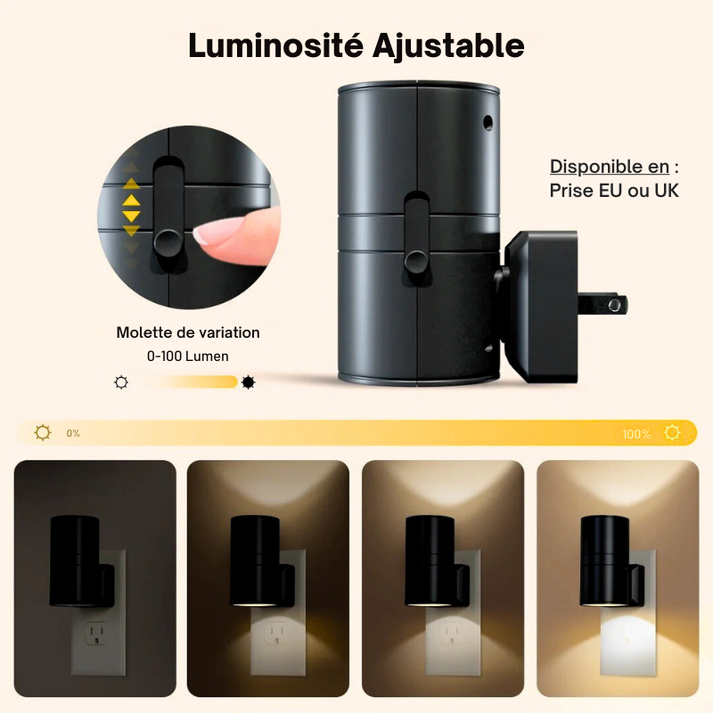 Veilleuse Intelligente | Capteur Jour/Nuit