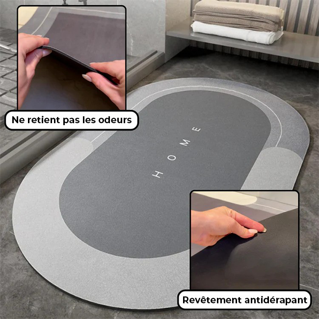 Absorbia - Tapis antidérapant ultra absorbant