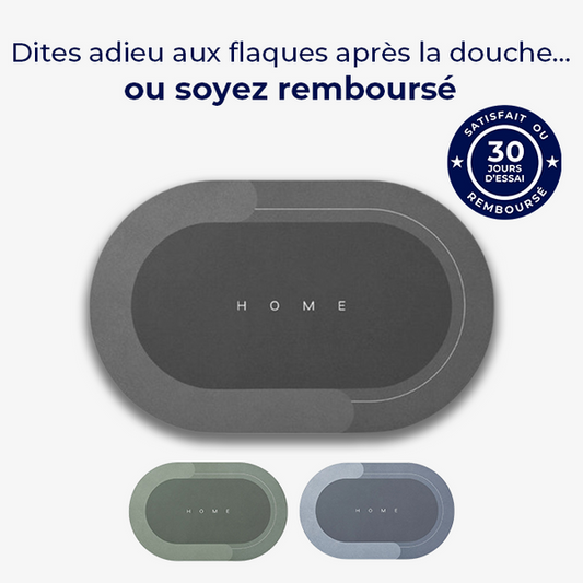 Absorbia - Tapis antidérapant ultra absorbant