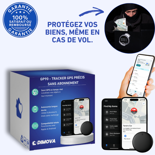Tracker GPS pour Android et iOS – Aucun abonnement requis