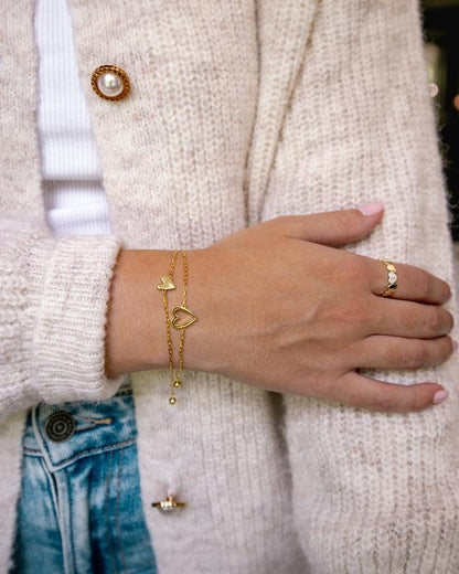 Bracelet Coeurs Assortis I Mère - Fille